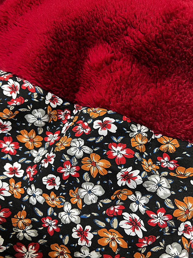 Teddyplüsch Herbstblumen