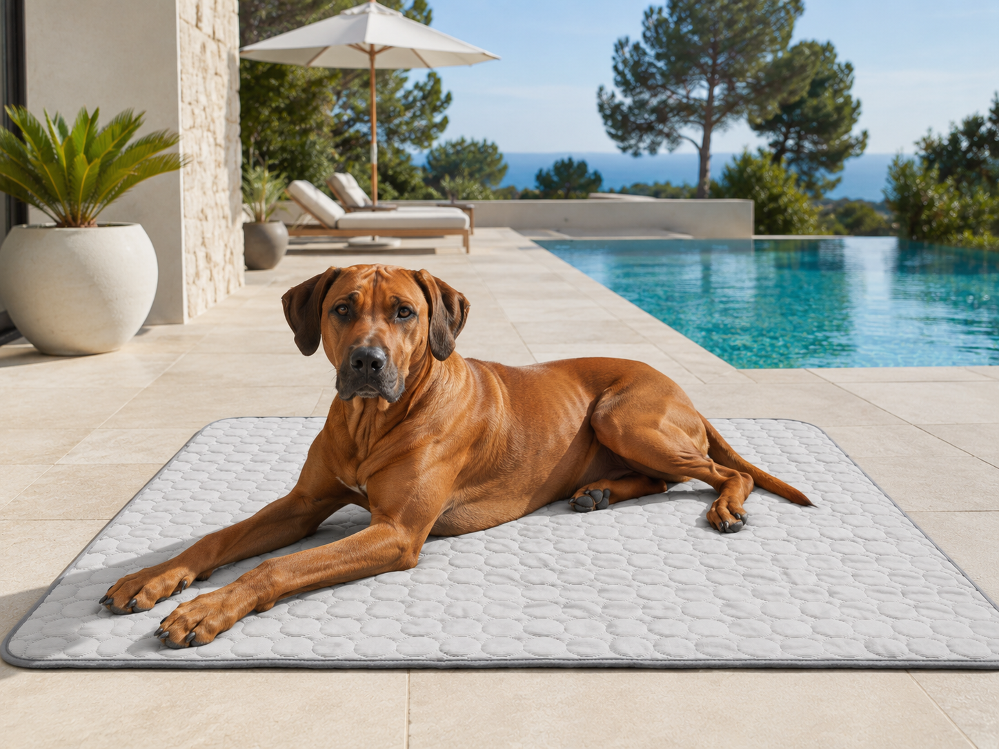 150x150cm XXL Kühlmatte für Hunde