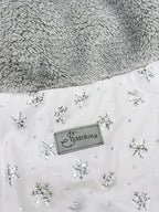 „Teddyplüsch + Glitzerflocken“